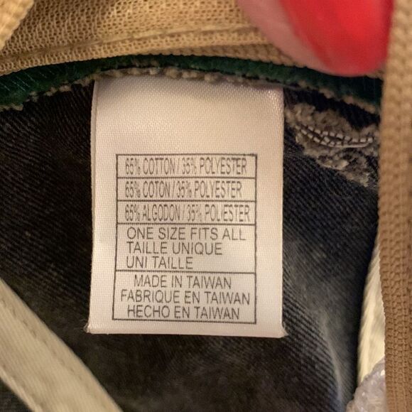 Dark gray & cream distressed “Thelma” cap. - Picture 7 of 7